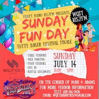 a flyer for the sunday fun day