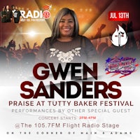gwen sanders praise at tutti baked festival